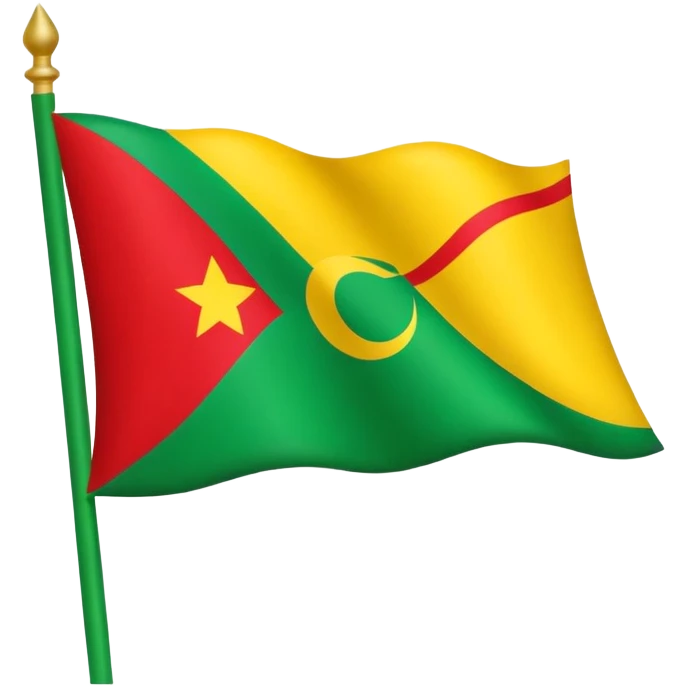 Drapeau indépendantiste de la Guadeloupe emoji