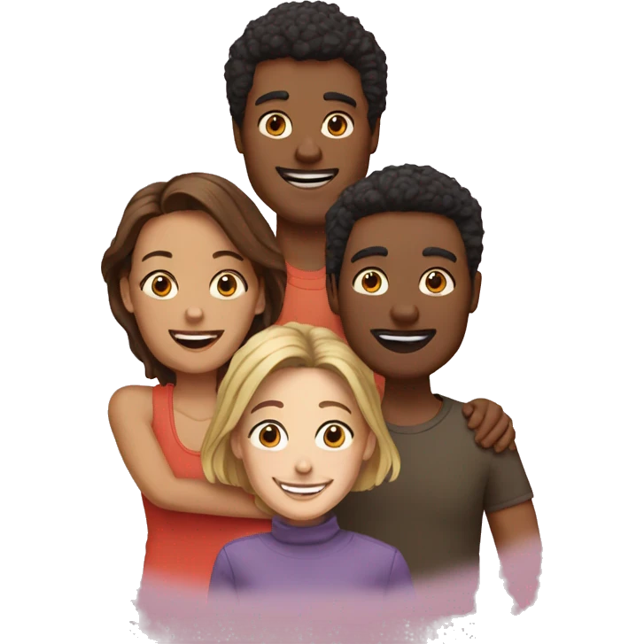 Goupe of friends emoji