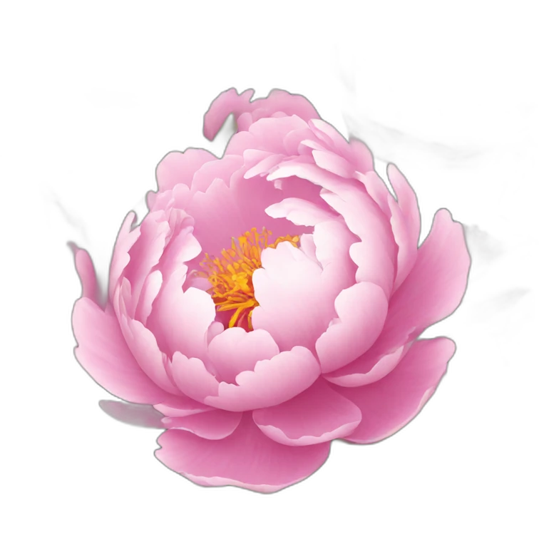 Peony emoji
