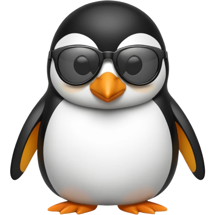 penguin wearing sunglasses emoji