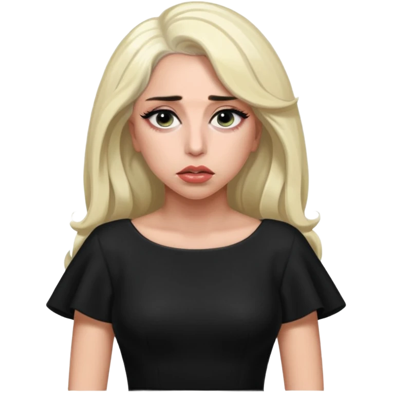 Lady Gaga why are you sad  emoji