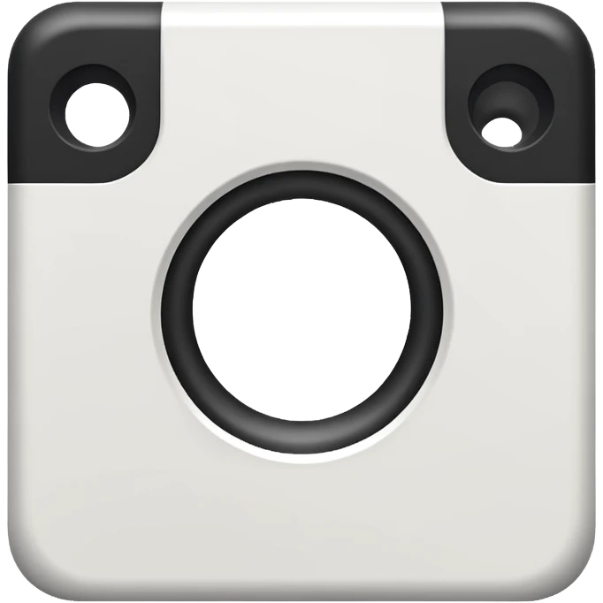 Exact Roblox app icon. One thick white square rotated exactly 45 degrees with a perfectly centered smaller square hole. Solid bright blue background (#2D8CFF). Flat, simple, no shadow, no gradient, no text. Perfect symmetry. emoji