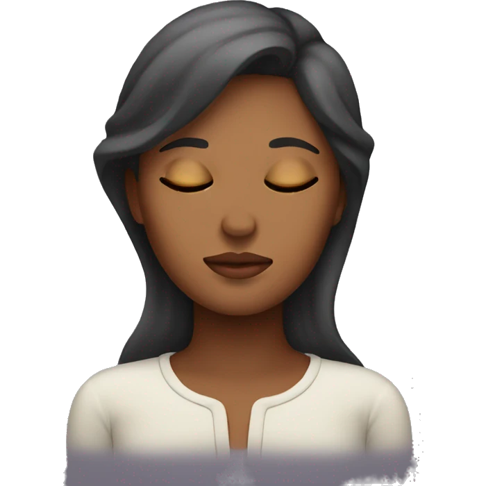 Sleep woman emoji