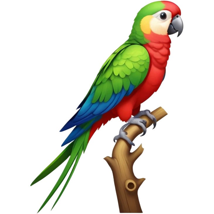 colorful tropical parrot emoji