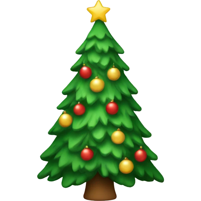 Christmas tree emoji