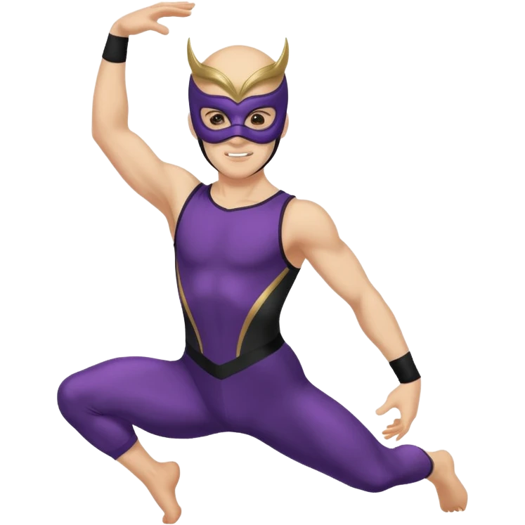 masked acrobat emoji