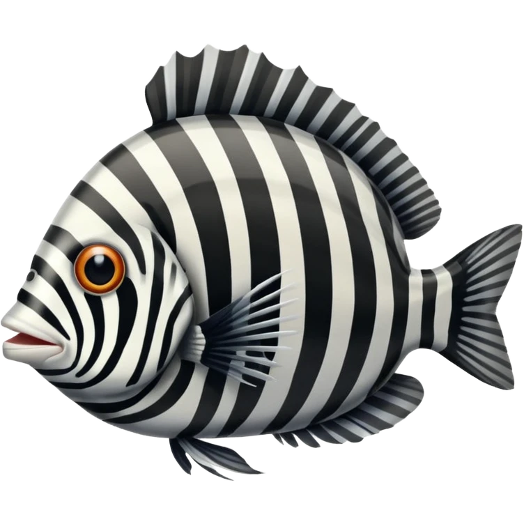 Zebra turkey fish emoji