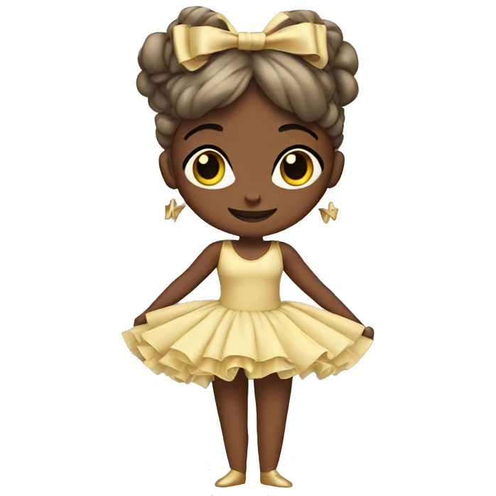 Dancer with bows emoji