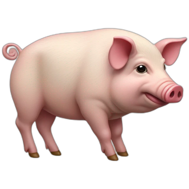 Cochon d'Inde multicolore emoji
