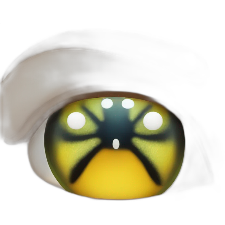 butterfly in the eyes emoji
