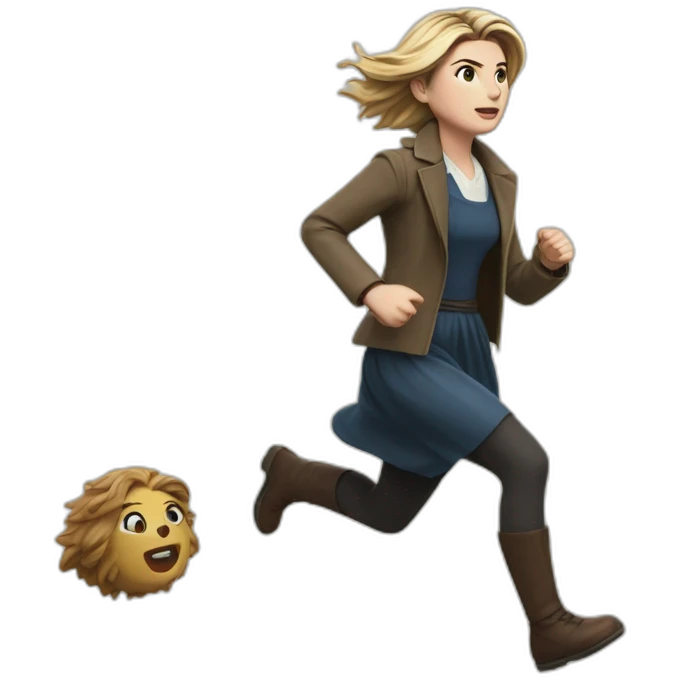 dalet chasing jodie whittaker emoji