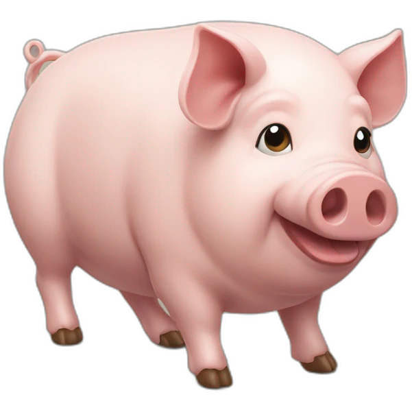 Cochon qui pête emoji