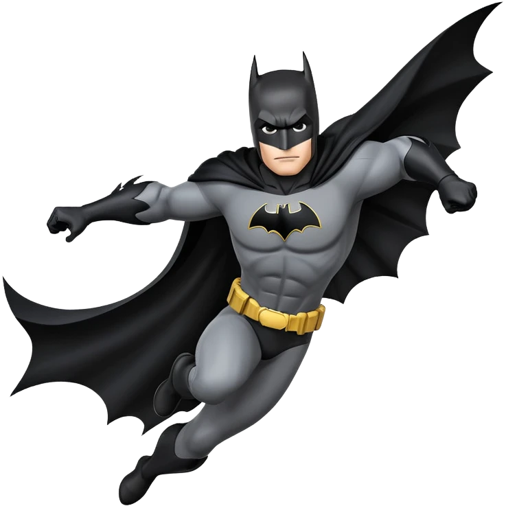 Batman flying emoji