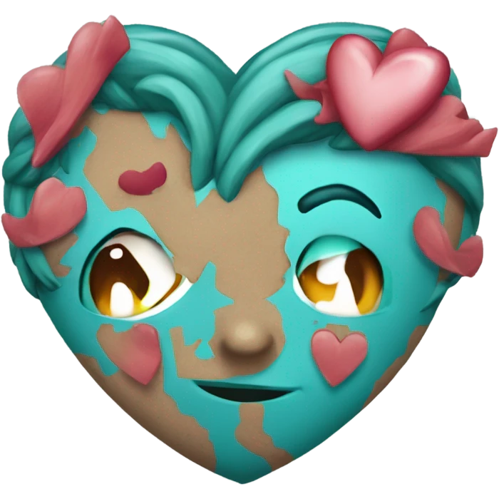 Corazón turquesa  emoji