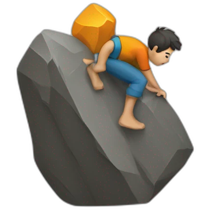 bouldering emoji