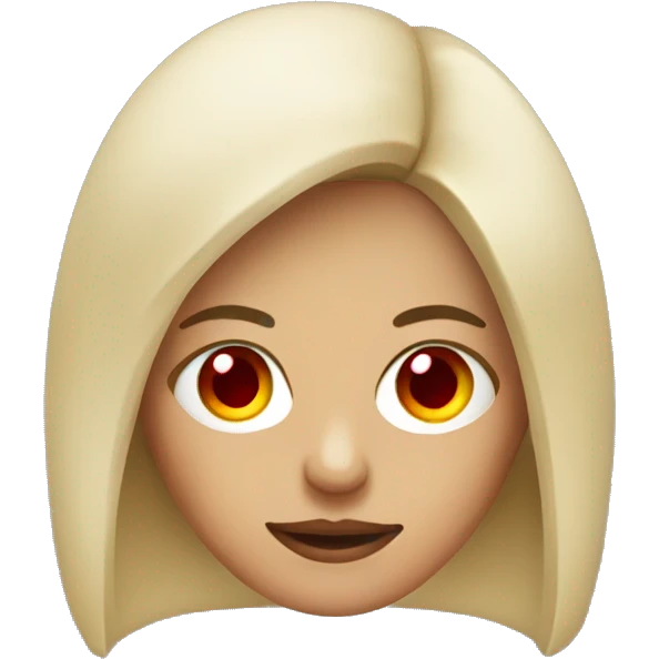 graphic designer woman with red eyes emoji