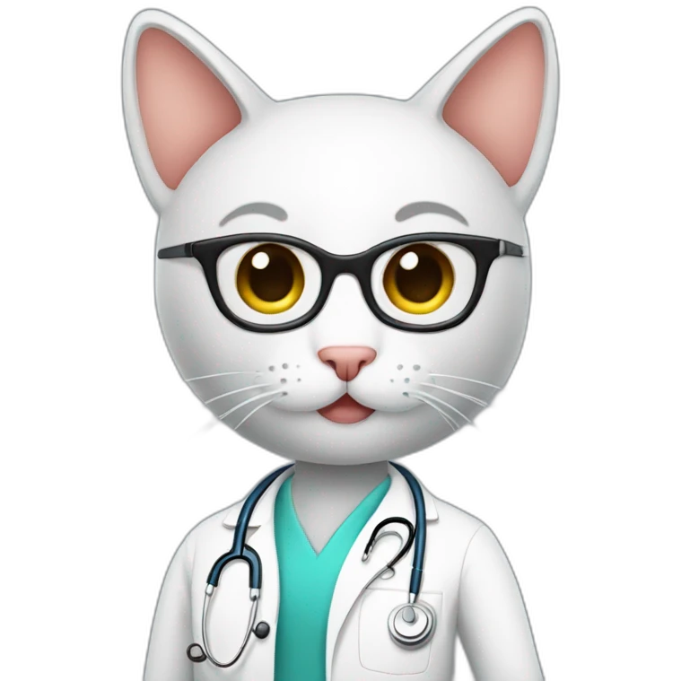 Sexy Cat doctor emoji