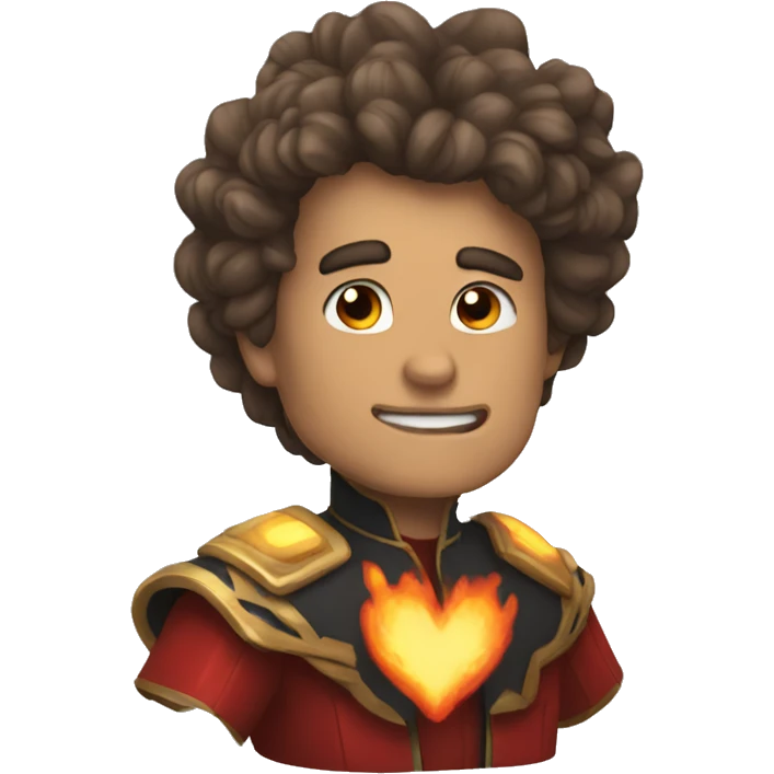Corazon prendido fuego emoji