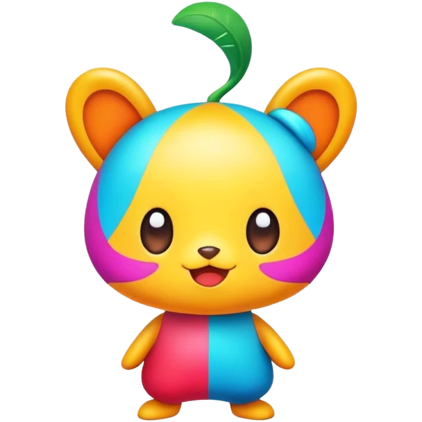 Sprunki character, cute and fun cartoon character emoji