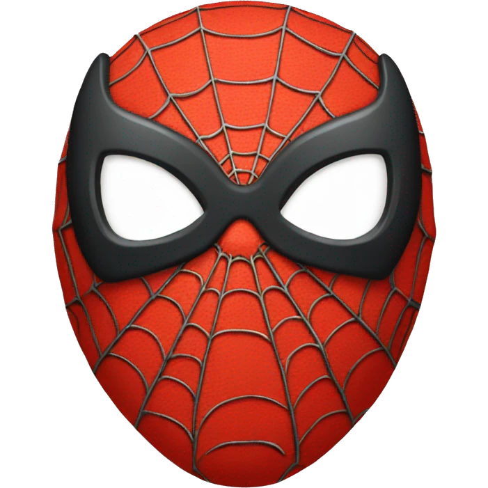 Spiderman mask emoji