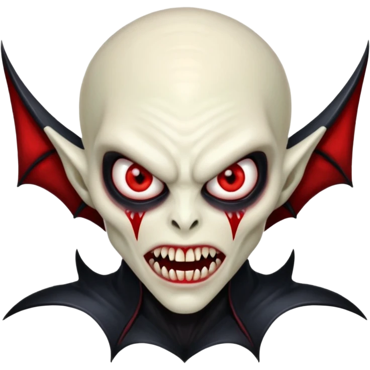 Alien vampire emoji