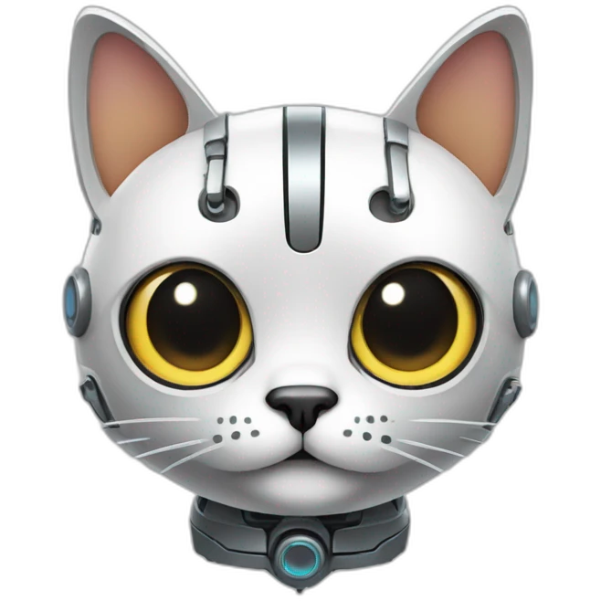 Cat robot emoji