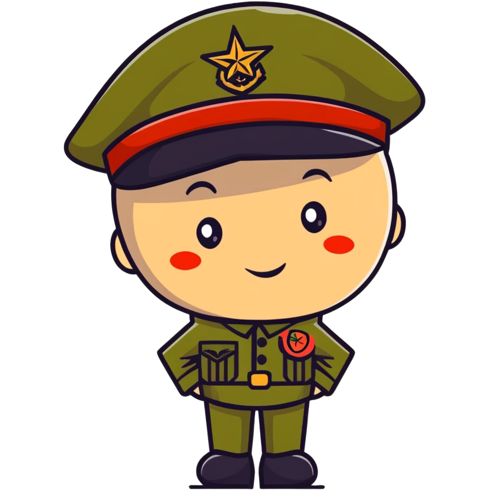 Tomato wearing Napoleon's cocked hat and military officer uniform emoji