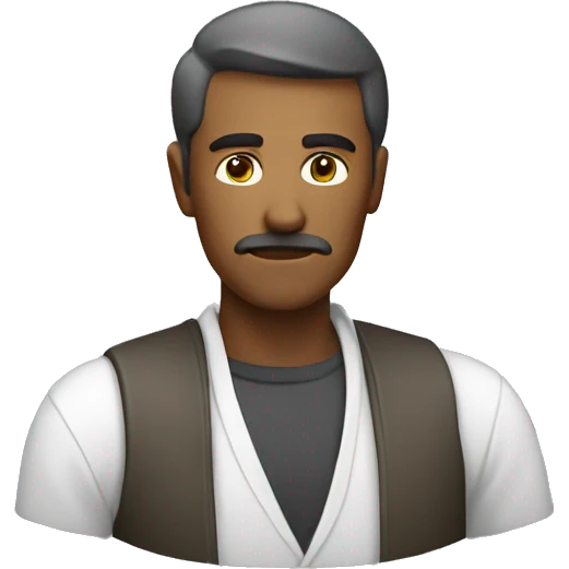 a man who is developer and smoke and alone emoji