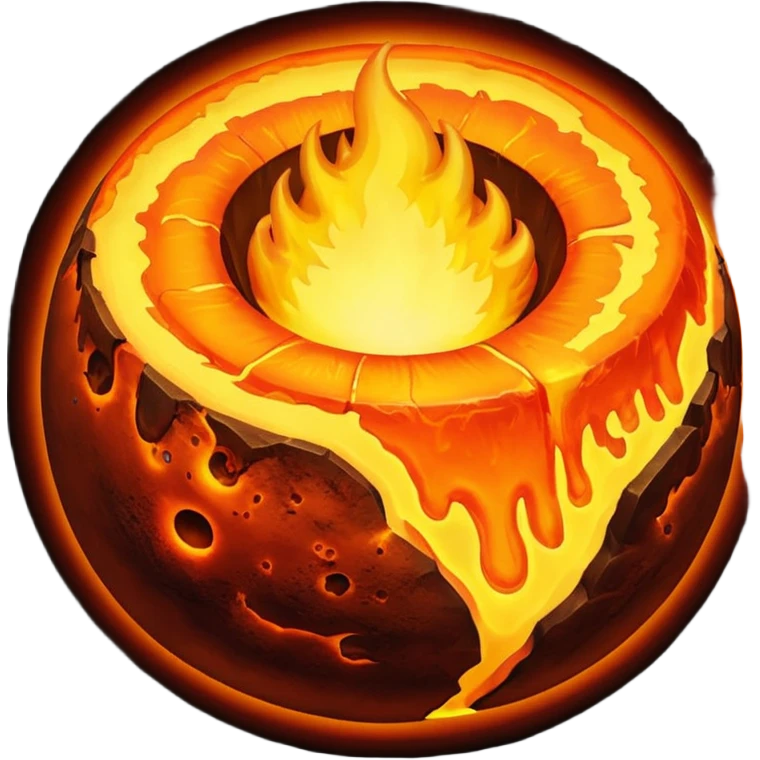 A planet's core and mantle emoji