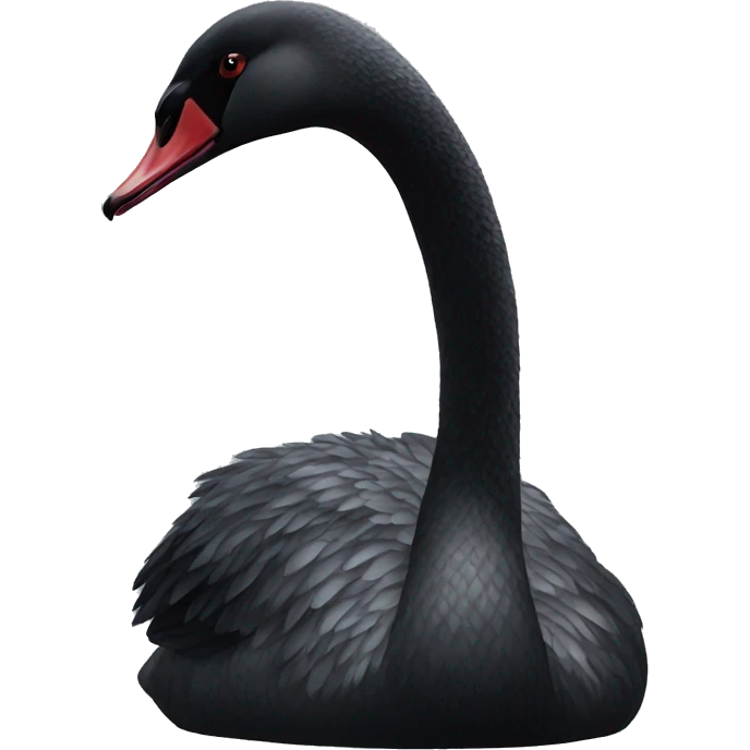 Black swan emoji