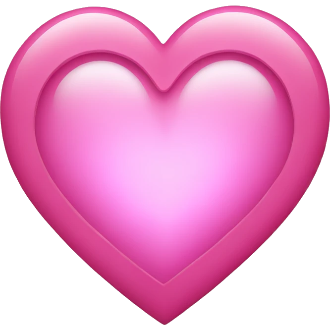 Pink light heart emoji