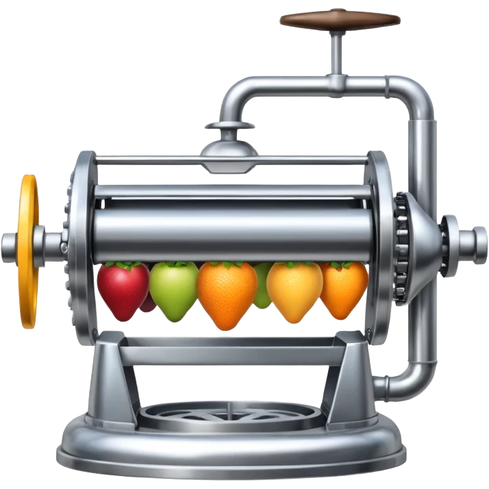mac os icon fruit mechanical press emoji