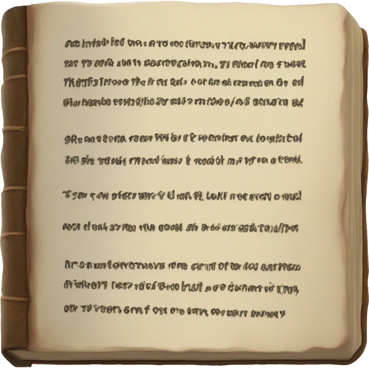 a black book on which the Bible is written emoji