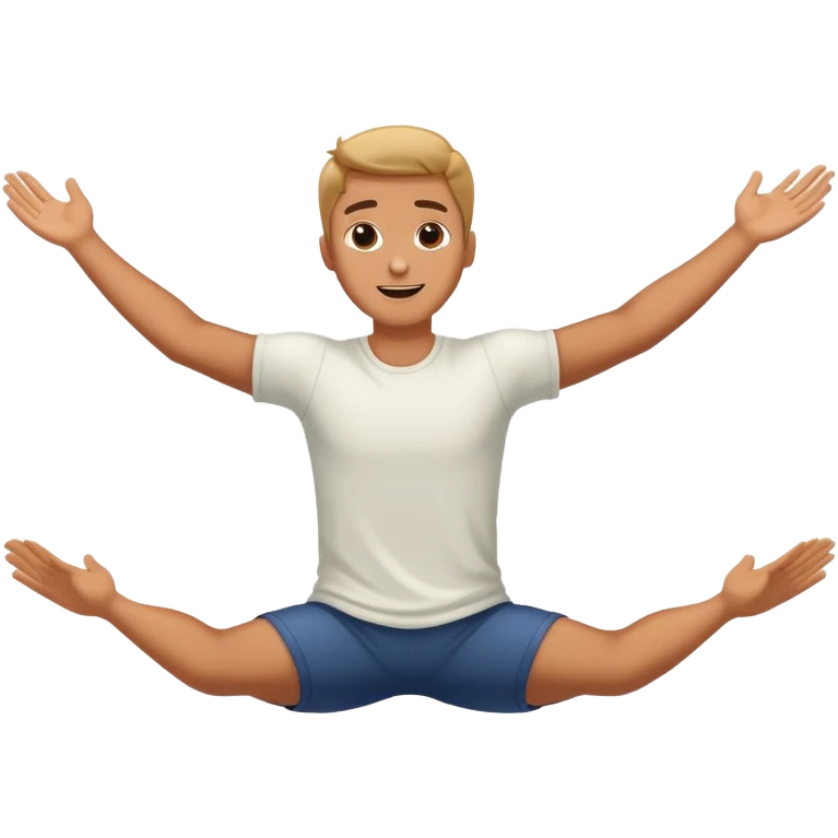 Person falling from the sky emoji