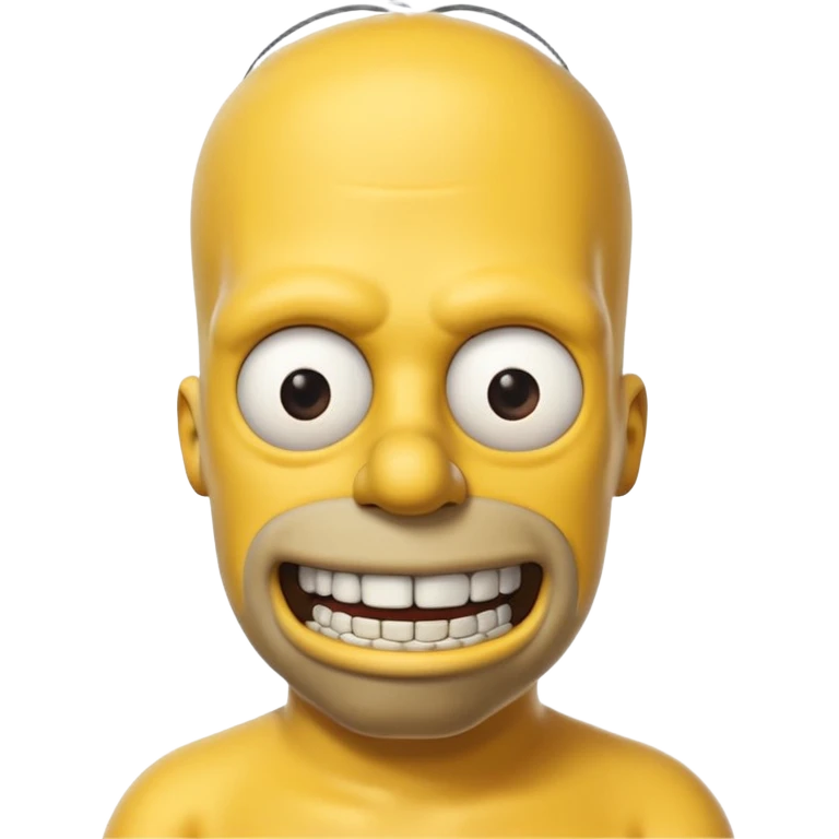 Homer Simpson  creepy emoji