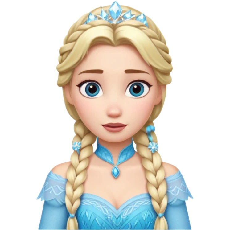 elsa frozen emoji
