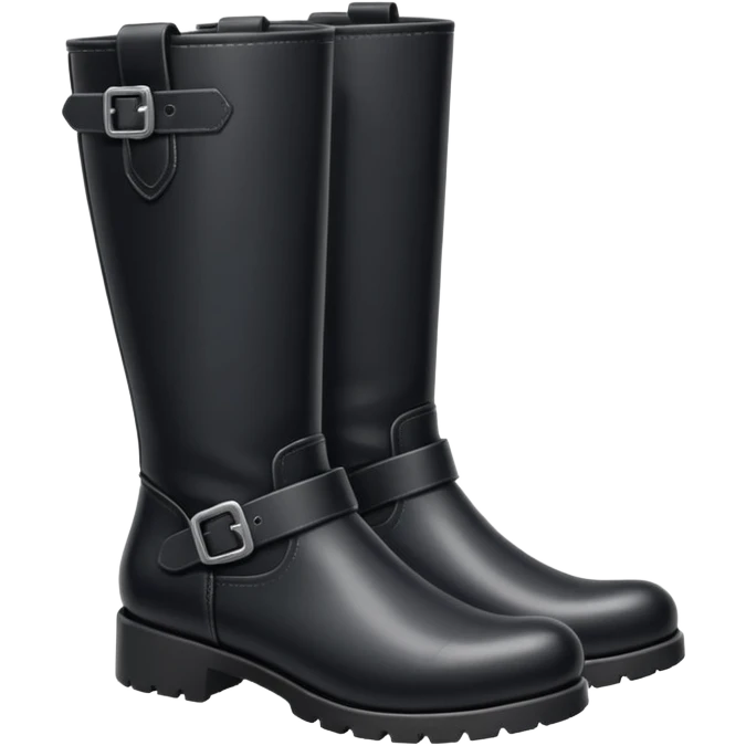 Black boots emoji