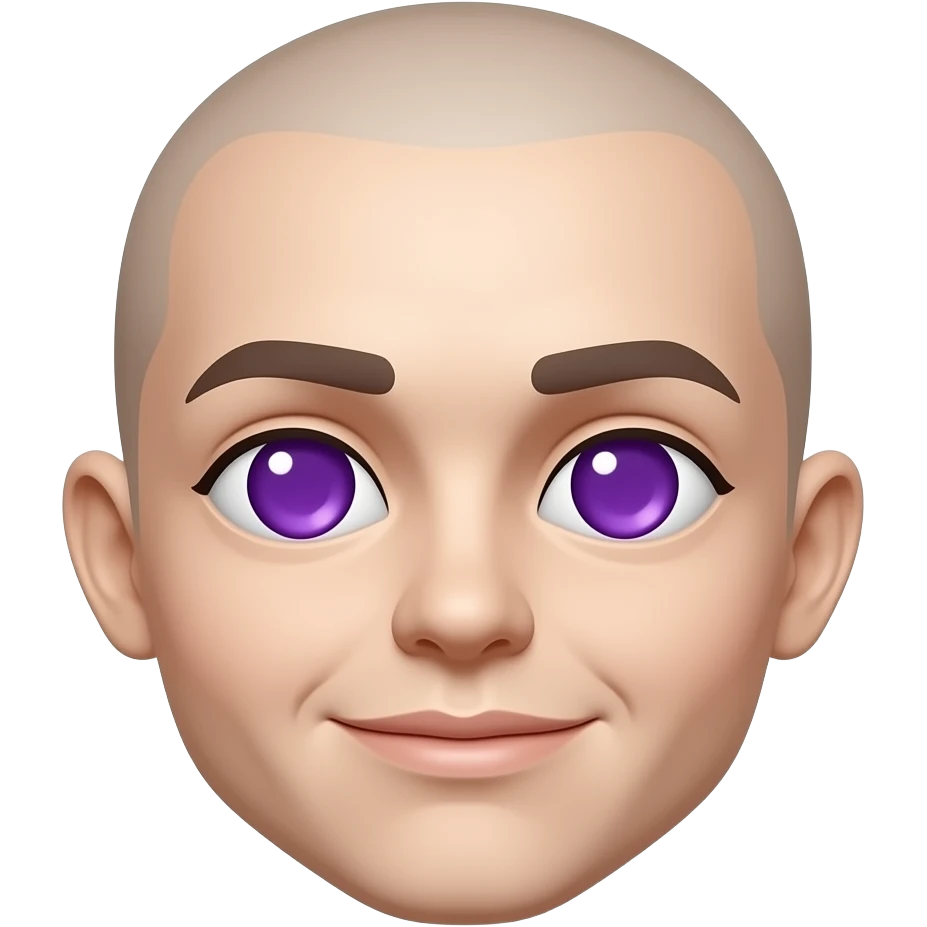 Emoji face with Purple Heart eyes emoji