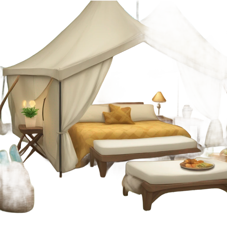 Fancy Glamping  emoji