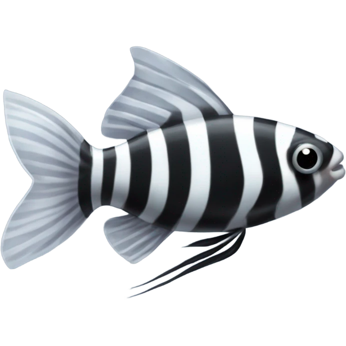 Zebra fish female emoji