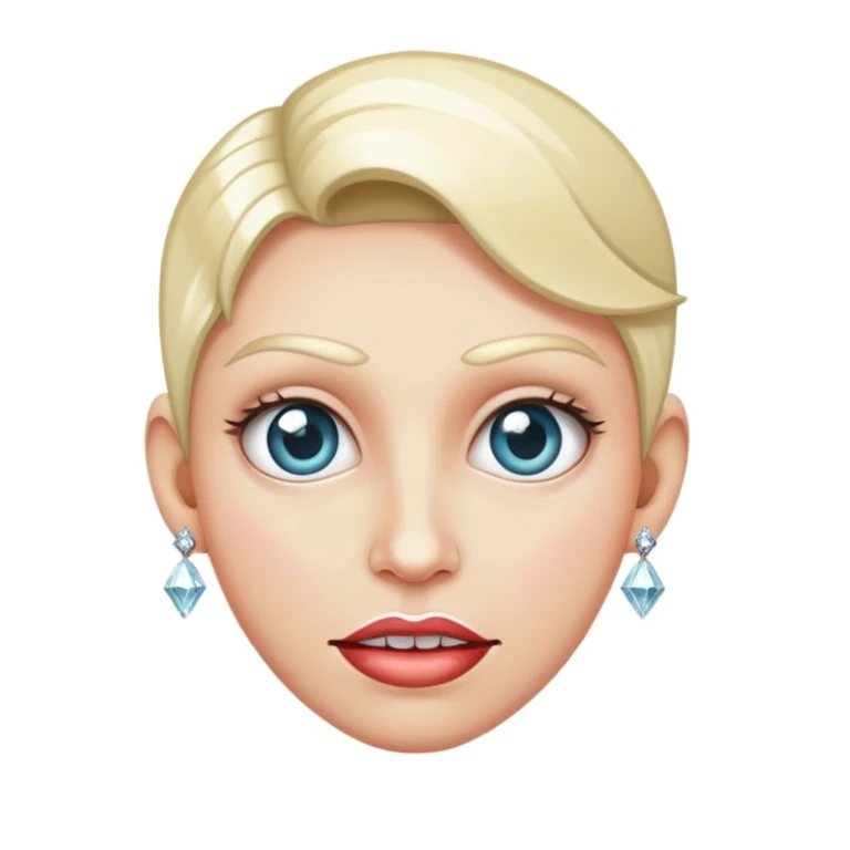 Freaky with diamonds emoji