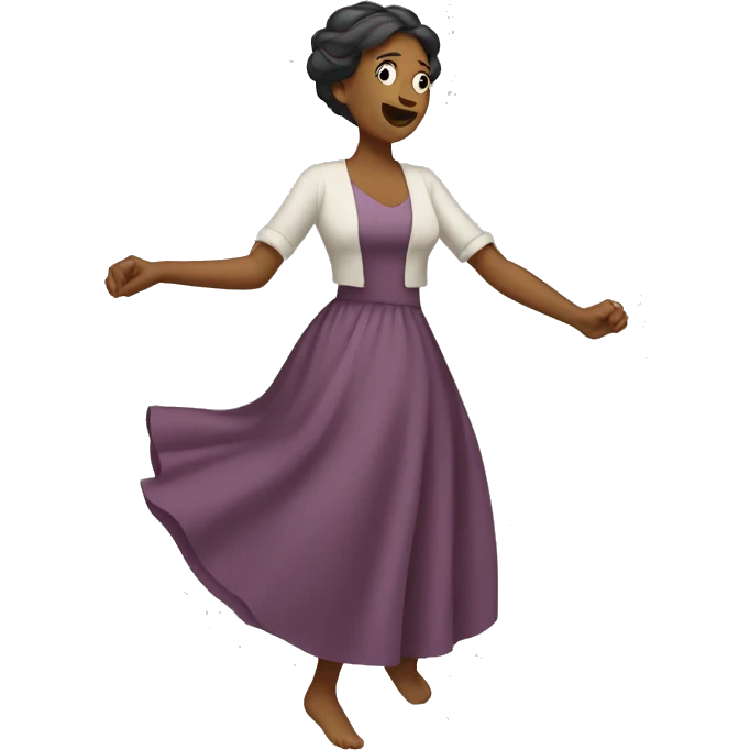 A mother dancing emoji