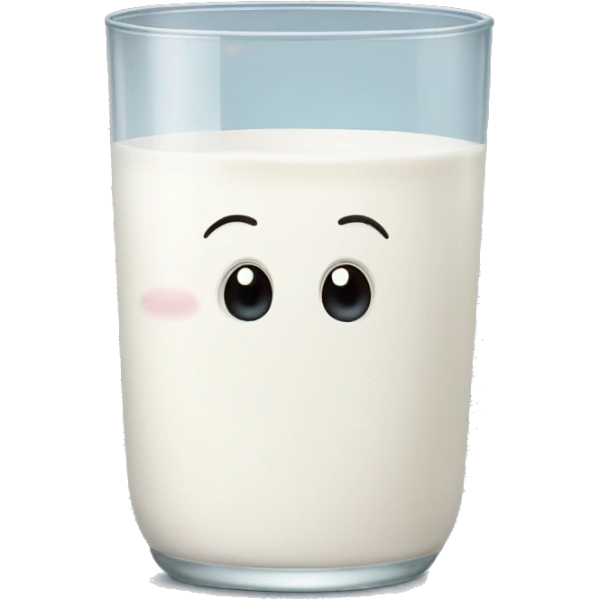 glass of milk emoji
