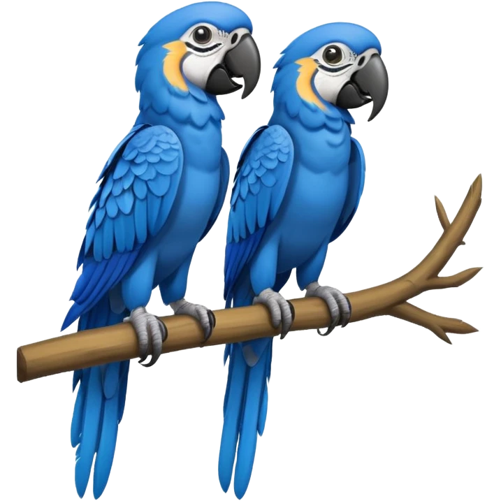 Arara azul emoji