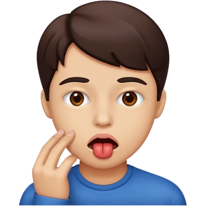 sus biting their lips emoji