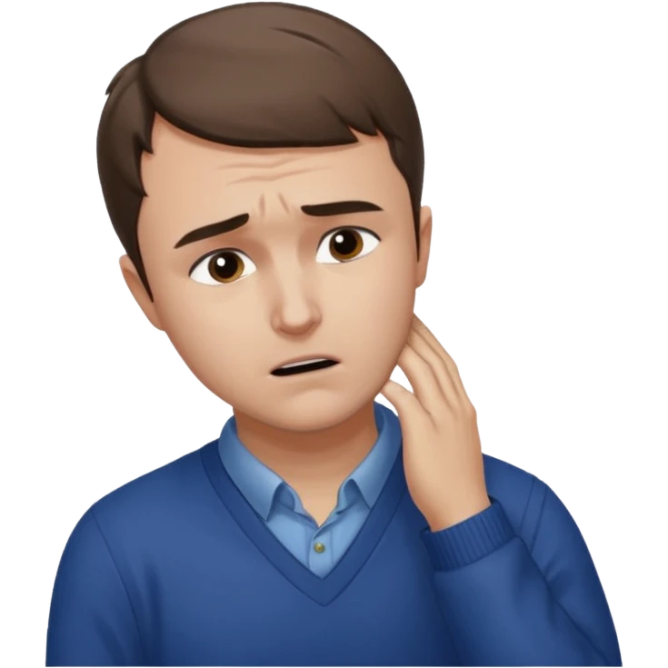 charlie kirk holding his neck with his right hand in pain emoji