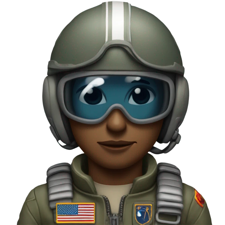Rocky fighter pilot emoji