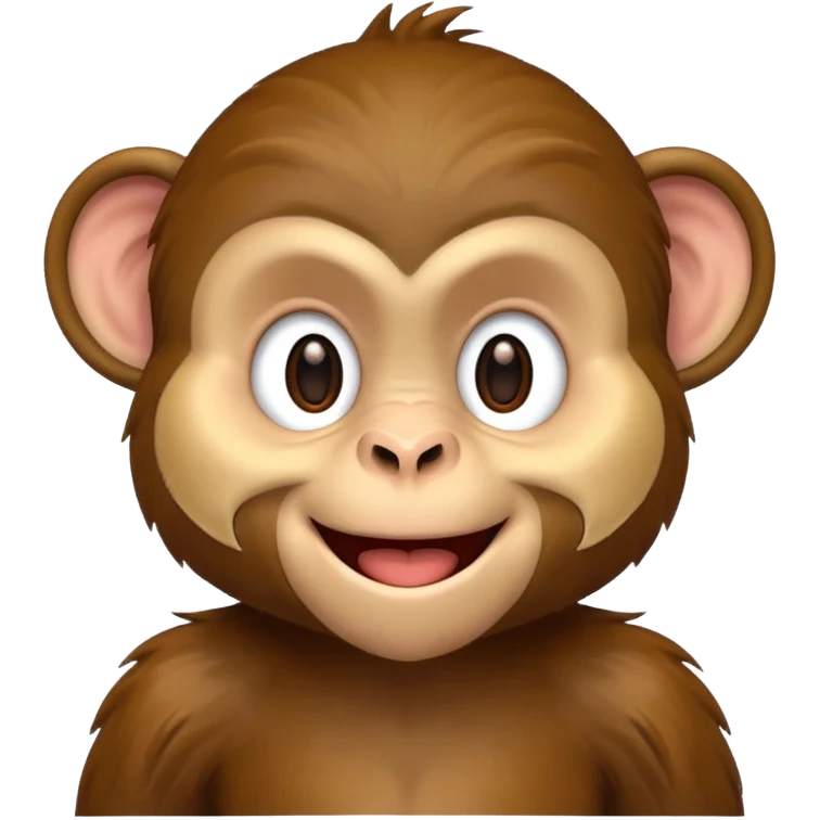 یک ایموجی از یک میمون درست کن که زیر اون این عبارت نوشته شده باشه به غشهداب را صف می‌کنم emoji