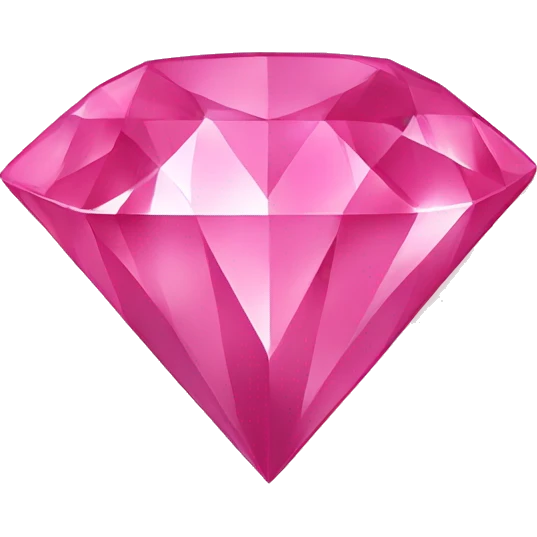Pink diamond  emoji