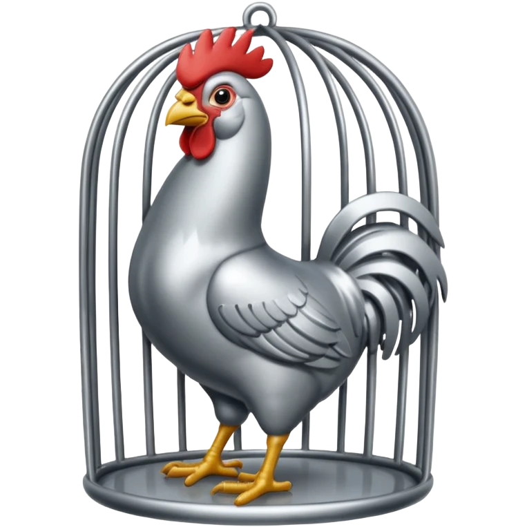 Cock caged  emoji